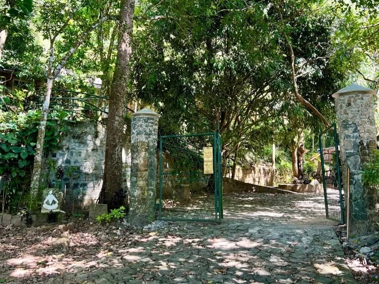 The entrance