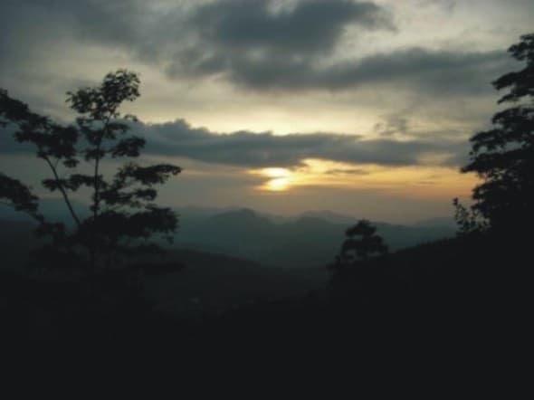 Looking towards the hills